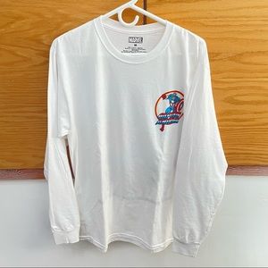 Marvel captain America graphic tee long sleeve BNWT comic book tee - medium
